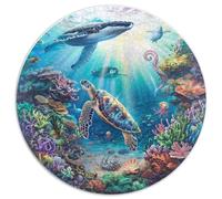 1000 Piece Jigsaw Puzzle Adults Coral Reef Paradise Colorful Fish And Sea Creatures Challenging Puzzle Game for Family Bonding And Leisure Time Activities