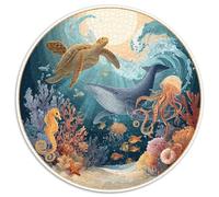 1000 Piece Jigsaw Puzzle Adults Coral Reef Paradise Colorful Fish And Sea Creatures Challenging Puzzle Game for Family Bonding And Leisure Time Activities