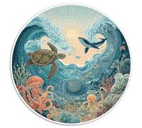 1000 Piece Jigsaw Puzzle Adults Coral Reef Paradise Colorful Fish And Sea Creatures Challenging Puzzle Game for Family Bonding And Leisure Time Activities