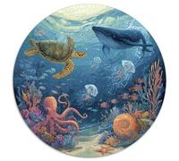 1000 Piece Jigsaw Puzzle Adults Underwater Adventure Relaxing Brain Teaser with Stunning Marine Scene Perfect for Gifting And Family Bonding Time Together