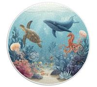 1000 Piece Jigsaw Puzzle Adults Underwater Kingdom Vibrant Marine Life And Coral Reefs Relaxing Brain Game for Puzzle Lovers of All Skill Levels And Ages