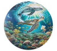 1000 Piece Jigsaw Puzzle Adults Underwater Kingdom Vibrant Marine Life And Coral Reefs Relaxing Brain Game for Puzzle Lovers of All Skill Levels And Ages