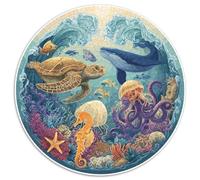 1000 Piece Jigsaw Puzzle Adults Underwater Kingdom Vibrant Marine Life Educational Toy for Kids And Adults Stress Free Puzzle Experience with 1000 Interlocking Pieces