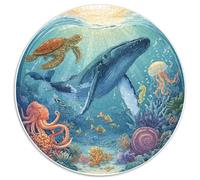 1000 Piece Jigsaw Puzzle Adults Underwater Theme Colorful Fish Coral Reefs And Submerged Ships Challenging Puzzle for Group Activities And Leisure