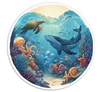 1000 Piece Jigsaw Puzzle Adults Underwater World Relaxing Challenge Stunning Ocean Scene with Fish Turtles And Shipwrecks Perfect for Gifting And Leisure Time