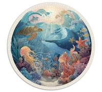 1000 Piece Jigsaw Puzzle Adults Underwater World Relaxing Challenge Stunning Ocean Scene with Fish Turtles And Shipwrecks Perfect for Gifting And Leisure Time