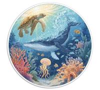 1000 Piece Jigsaw Puzzle Adults Underwater World Relaxing Challenge Stunning Ocean Scene with Fish Turtles And Shipwrecks Perfect for Gifting And Leisure Time