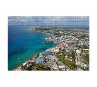 1000 Piece Jigsaw Puzzle Aerial View Financial District Grand Cayman Cayman Islands Cayman Sustainable Puzzle For Adults Home Wall Decor Diy Puzzle Family Games Intellectual Paintings Puzzle