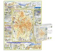 1000 Piece Jigsaw Puzzle - The Lake District By Tim Bulmer - Comical 1000 Piece Puzzles for Adults Colorful Jigsaw Puzzle 66cm X 50cm Funny Jigsaw Puzzles