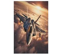 1000 Piece Jigsaw Puzzle Airplane Fighter Jigsaw Puzzle for Adults Wooden Puzzles Educational Game Challenge Toy （78×53cm）