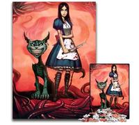 1000 Piece Jigsaw Puzzle Alice Madness Returns Jigsaw Puzzles for Adults Educational Brain Teaser Artistic Home & Office Decor Age 1000 PCS(38x26cm)