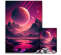 1000 Piece Jigsaw Puzzle Alien Planet Landscape Puzzles for Adults for Teenager & Families, Perfect DIY Decor & Brain-Teasing Challenge 50x75CM/19.68x29.52inch