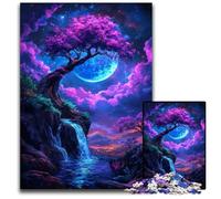 1000 Piece Jigsaw Puzzle Alien Tree of Life Wooden Puzzles Stress Reliever Staycation Kill Time, A Work of Art for And Age 14 50X75CM