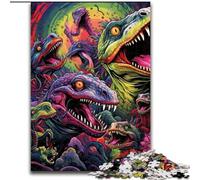 1000-Piece Jigsaw Puzzle Ancient Dinosaurs 1000Pc Adults Jigsaw Puzzle for Teenagers, Family Interactive Game, Challenge Gift (Szie 50x75cm)