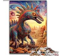 1000-Piece Jigsaw Puzzle Ancient Dinosaurs cardboard Jigsaw Puzzles for Adults size 26x38cm Family Game Night Fun, DIY Decorative Artwork