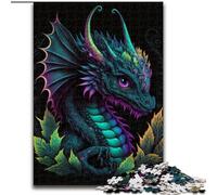 1000-Piece Jigsaw Puzzle Animals Dragons Puzzle Made of Wood,Family Interaction & Brain Challenge, Family Activity Challenge 1000pcs(50x75cm)