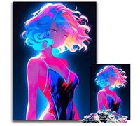 1000 Piece Jigsaw Puzzle Anime Cool Swimsuit Girl Wooden Puzzles Home Activity for Holidays Birthdays And Family Game Nights 1000 PCS(75x50cm)