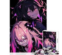 1000 Piece Jigsaw Puzzle Anime Girls with Sharp Teeth Puzzle For Teenagers Pattern Assembly Train Your Brain And Hands Gifts for Friends And Family (50x75cm)
