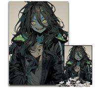 1000 Piece Jigsaw Puzzle Anime Monster Girl Paper Puzzles Home Activity for Holidays Birthdays And Family Game Nights 1000 PCS(38x26cm)