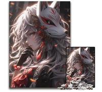 1000 Piece Jigsaw Puzzle Anime Mysterious Girl Paper Jigsaw Puzzles Challenging Brain Teaser for Teenagers Family Game Night Fun 1000 PCS(38x26cm)