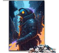 1000-Piece Jigsaw Puzzle Arctic Anarchist Penguin Challenging Puzzles Challenging DIY Art for Enthusiasts, for Relaxation (Size 50x75cm)