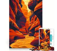 1000 Piece Jigsaw Puzzle Arizona Antelope Canyon Precise Cut Art Brain Boosting Play Leisure Time Fun Xmas Decor Gift (38x52cm)