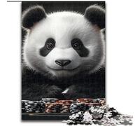 1000-Piece Jigsaw Puzzle Artistic Panda Jigsaw Puzzles Family Game Night Challenging And Rewarding Visual Experience (Size 50x75cm)