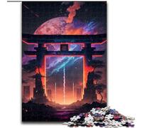 1000 Piece Jigsaw Puzzle Astral Gate Made of Wood, Fun at Home Activities, Birthday Present, Travel Gifts 50x75cm for Family Interactive Game