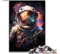 1000 Piece Jigsaw Puzzle Astronaut 1000Pc Adults Jigsaw Puzzle Family Interaction & Fun Gift, Vibrant Abstract Design (Size 50x75cm)
