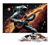 1000 Piece Jigsaw Puzzle Astronaut Exploration Puzzles for Adults Ideal for Lover, Perfect Christmas, New Year, Valentine's Gift 26X38CM/10.23x14.96inch
