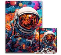 1000 Piece Jigsaw Puzzle Astronaut Jigsaw Puzzles Challenging Brain Teaser for Teenagers, Family Fun Interactive Game 50x75CM/19.68x29.52inch