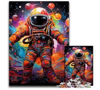 1000 Piece Jigsaw Puzzle Astronaut Jigsaw Puzzles Challenging Brain Teaser for Teenagers, Family Fun Interactive Game 50x75CM/19.68x29.52inch