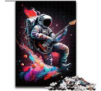 1000 Piece Jigsaw Puzzle Astronaut Playing Guitar Puzzles for Adults size 26x38cm Fun at Home Activities, Birthday Present, Travel Gifts