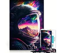 1000 Piece Jigsaw Puzzle Astronaut Reflections Clean Joint Game Brain Teasing Play Relax Play Time Birthday Fun Gift (38x26cm)