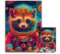 1000 Piece Jigsaw Puzzle Astronaut Space Hedgehog Challenging Puzzles for Teenagers & Teens Ideal Birthday 1000 PCS(38x26cm)