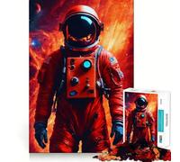 1000 Piece Jigsaw Puzzle Astronaut Supernova Precise Cut Art Brain Boosting Play Leisure Time Fun Xmas Decor Gift (50x75cm)