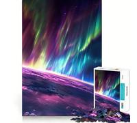 1000 Piece Jigsaw Puzzle Aurora Beyond Clean Joint Game Brain Teasing Play Relax Play Time Birthday Fun Gift (50x75cm)