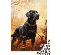 1000 Piece Jigsaw Puzzle, Autumn Labrador, 52x38cm/1000pcs, for Adults, Family Activity, Time Around The Table And Weekend Downtime