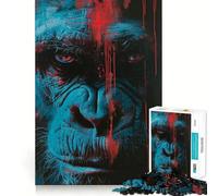 1000 Piece Jigsaw Puzzle Awakening of Hanuman Clean Joint Game Brain Teasing Play Relax Play Time Birthday Fun Gift (50x75cm)