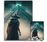 1000-Piece Jigsaw Puzzle Aztec EmpireDifficult Puzzles for Adults Educational Activity for Cognitive Skills Cognitive Skill Improvement 1000 PCS(38x26cm)