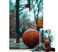 1000 Piece Jigsaw Puzzle Basketball Nostalgia Perfect Edge Play Smart Challenge Fun Slow Play Fun Birthday Fun Gift (38x52cm)