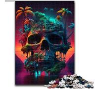 1000-Piece Jigsaw Puzzle Beach Skeleton Wooden Jigsaw Puzzles for Adults Brain Challenge, for Teenagers & Home Decor size : 50x75cm