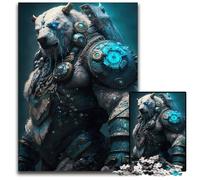 1000-Piece Jigsaw Puzzle Bear of Silence Difficult Puzzles for Adults Challenging Brain Teaser for Teenagers, Family Fun Interactive Game 50x75CM/19.68x29.52inch
