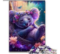 1000 Piece Jigsaw Puzzle Beautiful Leopard Made of Wood, Fun at Home Activities, Birthday Present, Travel Gifts 50x75cm for Family Interactive Game