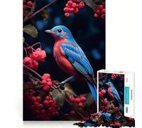 1000 Piece Jigsaw Puzzle Beautiful Little Bird Perfect Edge Play Smart Challenge Fun Slow Play Fun Birthday Fun Gift (38x52cm)