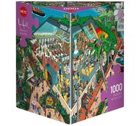 Puzzle 1000 elementów. Salon piękności + plakat - Heye