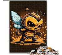 1000-Piece Jigsaw Puzzle Bee Little Warrior Puzzle 1000 Pieces Jigsaw for Birthdays, Holidays, Space Party Decorations (Size 50x75cm)