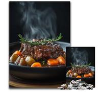 1000 Piece Jigsaw Puzzle Beef Stew with Carrots And Potatoes Challenging Puzzles for Teenagers & Teens Ideal Birthday 1000 PCS(38x26cm)