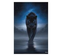 1000 Piece Jigsaw Puzzle, Black Panther - Guardian of the Midnight Veil