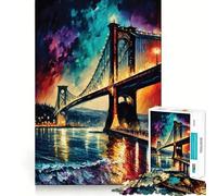 1000 Piece Jigsaw Puzzle Bosphorus Bridge Istanbul Clean Joint Game Brain Teasing Play Relax Play Time Birthday Fun Gift (50x75cm)